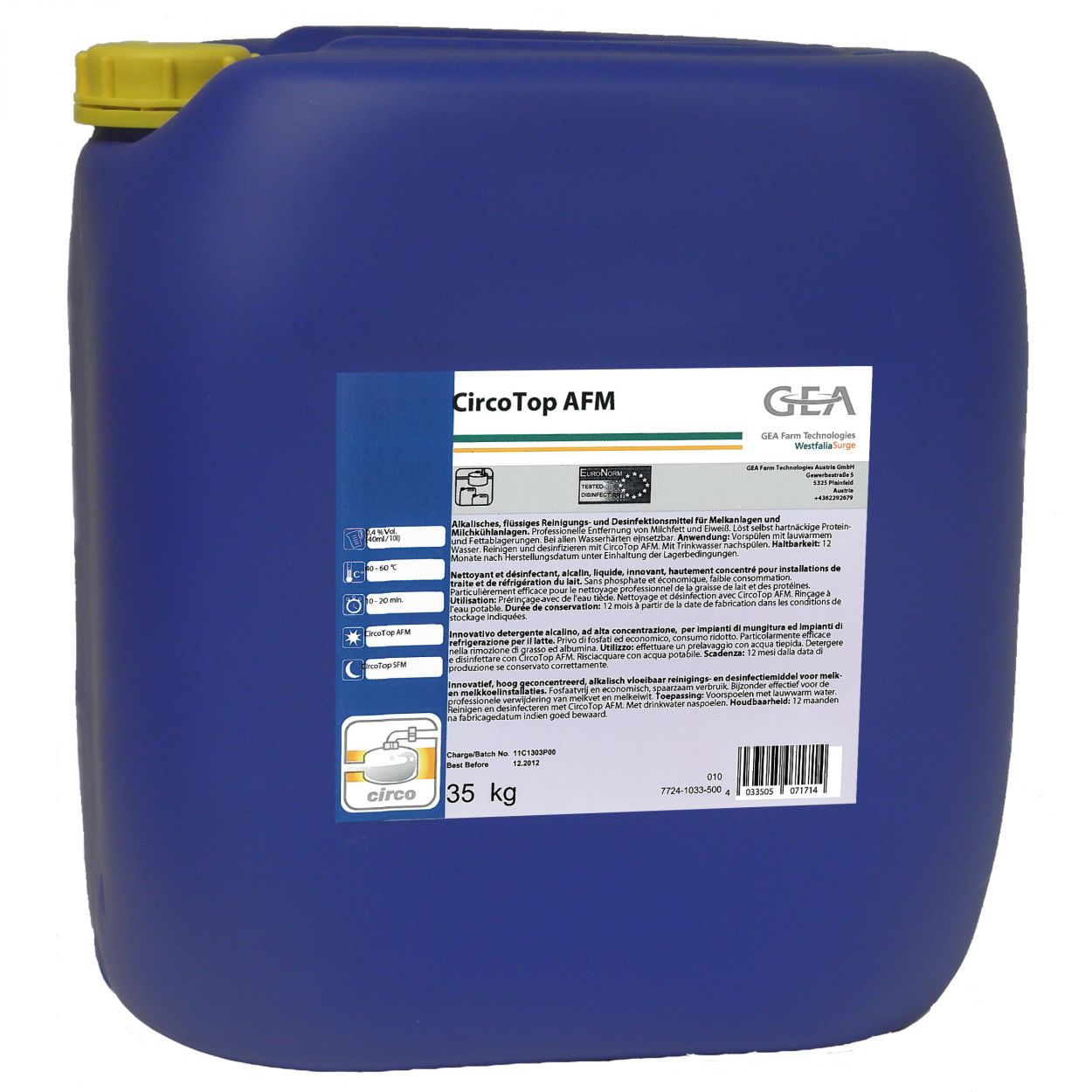 Щелочное моющее средство CircoTop AFM